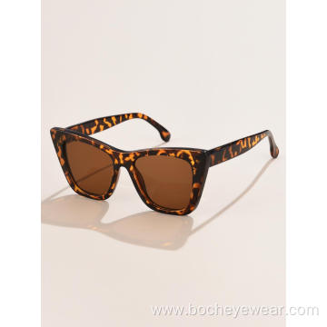 New European and American fashion large frame cat's eye women's sunglasses Fashion street shooting Sunglasses cross-border sungl